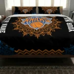 Personalized New York Knicks Mandala Lacework Bedding Set Best Selling