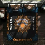 Personalized New York Knicks Mandala Lacework Bedding Set Best Selling