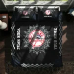 Personalized New York Yankees Mandala Lacework Bedding Set Best Selling