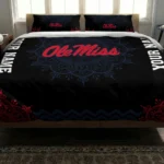 Personalized Ole Miss Rebels Mandala Lacework Bedding Set Best Selling