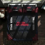 Personalized Ole Miss Rebels Mandala Lacework Bedding Set Best Selling