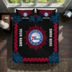 Personalized Philadelphia 76ers Mandala Lacework Bedding Set Best Selling