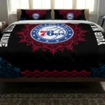 Personalized Philadelphia 76ers Mandala Lacework Bedding Set Best Selling