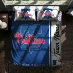Personalized Philadelphia Phillies Mlb Logo Bedding Set Best Selling