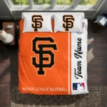 Personalized San Francisco Giants Mlb Logo Bedding Set Best Selling
