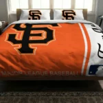 Personalized San Francisco Giants Mlb Logo Bedding Set Best Selling