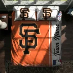 Personalized San Francisco Giants Mlb Logo Bedding Set Best Selling