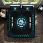 Personalized Seattle Mariners Mandala Lacework Bedding Set Best Selling