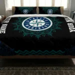 Personalized Seattle Mariners Mandala Lacework Bedding Set Best Selling