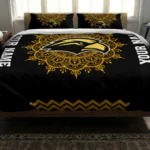 Personalized Southern Miss Golden Eagles Mandala Lacework Bedding Set Best Selling