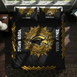 Personalized Southern Miss Golden Eagles Mandala Lacework Bedding Set Best Selling