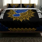 Personalized St Louis Blues Mandala Lacework Bedding Set Best Selling