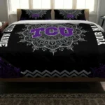 Personalized Tcu Horned Frogs Mandala Lacework Bedding Set Best Selling