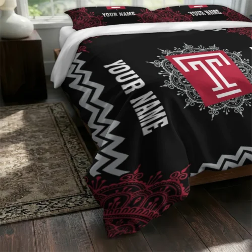 Personalized Temple Owls Mandala Lacework Bedding Set Fashion Forward