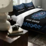 Personalized Tennessee Titans Mandala Lacework Bedding Set Best Selling