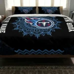Personalized Tennessee Titans Mandala Lacework Bedding Set Best Selling