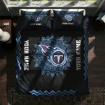 Personalized Tennessee Titans Mandala Lacework Bedding Set Best Selling