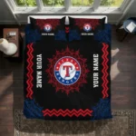 Personalized Texas Rangers Mandala Lacework Bedding Set Best Selling