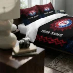 Personalized Texas Rangers Mandala Lacework Bedding Set Best Selling