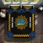 UCLA Bruins Bedding Set - Personalized Mandala Lacework Black Blue 1 Personalized Ucla Bruins Mandala Lacework Bedding Set Best Selling