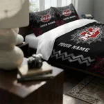 Personalized Umass Minutemen Mandala Lacework Bedding Set Best Selling