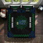 Personalized Utah Jazz Mandala Lacework Bedding Set Best Selling