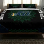 Personalized Utah Jazz Mandala Lacework Bedding Set Best Selling