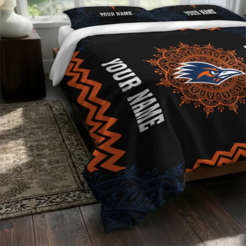 Personalized Utsa Roadrunners Mandala Lacework Bedding Set Fashion Forward