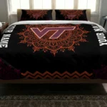 Personalized Virginia Tech Hokies Mandala Lacework Bedding Set Best Selling