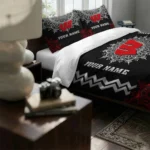 Personalized Wisconsin Badgers Mandala Lacework Bedding Set Best Selling