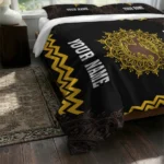Personalized Wyoming Cowboys Mandala Lacework Bedding Set Best Selling