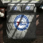 Philadelphia 76ers Cracked Texture Bedding Set Best Selling