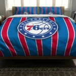 Philadelphia 76ers Stripe Style Bedding Set Best Selling