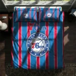 Philadelphia 76ers Stripe Style Bedding Set Best Selling