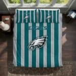 Philadelphia Eagles Stripe Style Bedding Set Best Selling