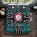 Philadelphia Eagles Bedding Set - Sunburst Splatter Teal Black 1 Philadelphia Eagles Sunburst Splatter Bedding Set Best Selling