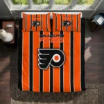 Philadelphia Flyers Stripe Style Bedding Set Best Selling