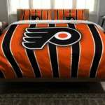 Philadelphia Flyers Stripe Style Bedding Set Best Selling