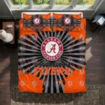 Philadelphia Flyers Sunburst Splatter Bedding Set Best Selling