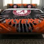 Philadelphia Flyers Sunburst Splatter Bedding Set Best Selling