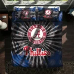 Philadelphia Phillies Sunburst Splatter Bedding Set Best Selling