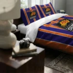 Phoenix Suns Stripe Style Bedding Set Best Selling