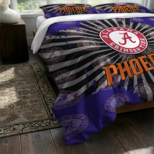 Phoenix Suns Sunburst Splatter Bedding Set Fashion Forward