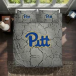 Pittsburgh Panthers Cracked Texture Bedding Set Best Selling