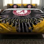 Pittsburgh Penguins Sunburst Splatter Bedding Set Best Selling