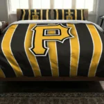 Pittsburgh Pirates Stripe Style Bedding Set Best Selling