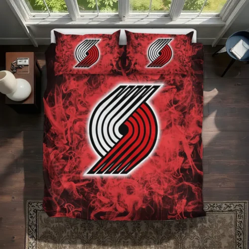 Portland Trail Blazers Red Mist Bedding Set Best Selling