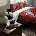Portland Trail Blazers Red Mist Bedding Set Best Selling