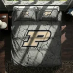 Purdue Boilermakers Cracked Texture Bedding Set Best Selling