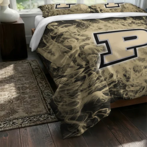 Purdue Boilermakers Red Mist Bedding Set Fashion Forward